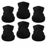 6 Pack Breathable Neck Gaiter Face Cover Balaclava Bandana UV Sun Protection Headwear for Men Women Outdoor Sports