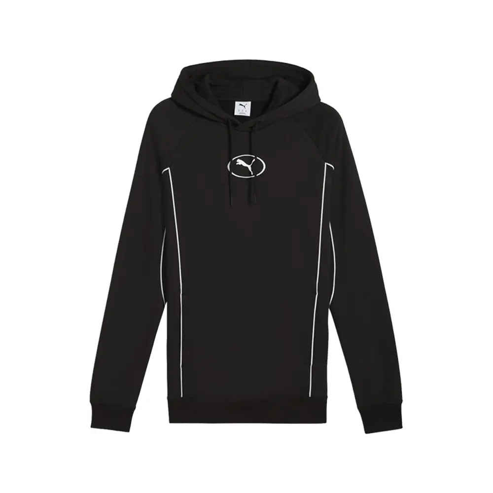 PUMA Mens Sport Fleece Hoodie Casual Outerwear Casual - Black