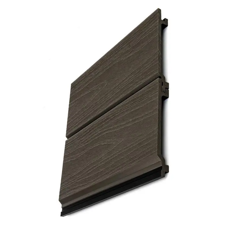 American Walnut Wood-Like Composite Wall Panels, Enhanced Grain Exterior & Interior Siding, Waterproof, Fire-Resistant & Weatherproof, Decorative Wood Grain Wall Cladding for Modern Homes, Offices, Living Rooms, Bedrooms & TV Feature Walls