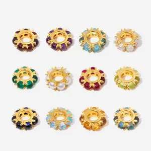 Birthstone Bead Spacer Charm