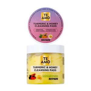 CLEANSING PADS with TURMERIC & HONEY 50 pcs by Te Amo