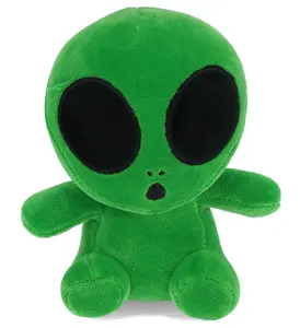 DOLLIBU SNUG-MOOSHIES Plush Stuffed Toy - 6" Green Alien, Plush Stuffed Toys