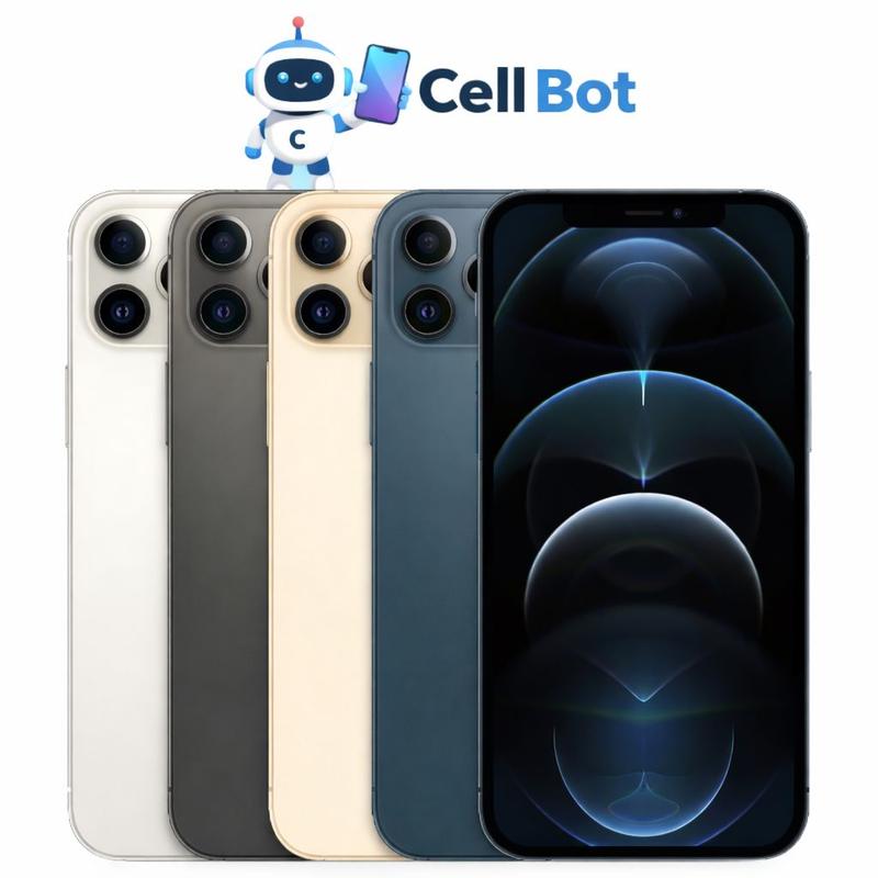 Refurbished iPhone 12 Pro Max 128GB Fully Unlocked - VERY GOOD Condition with 1-Year Warranty