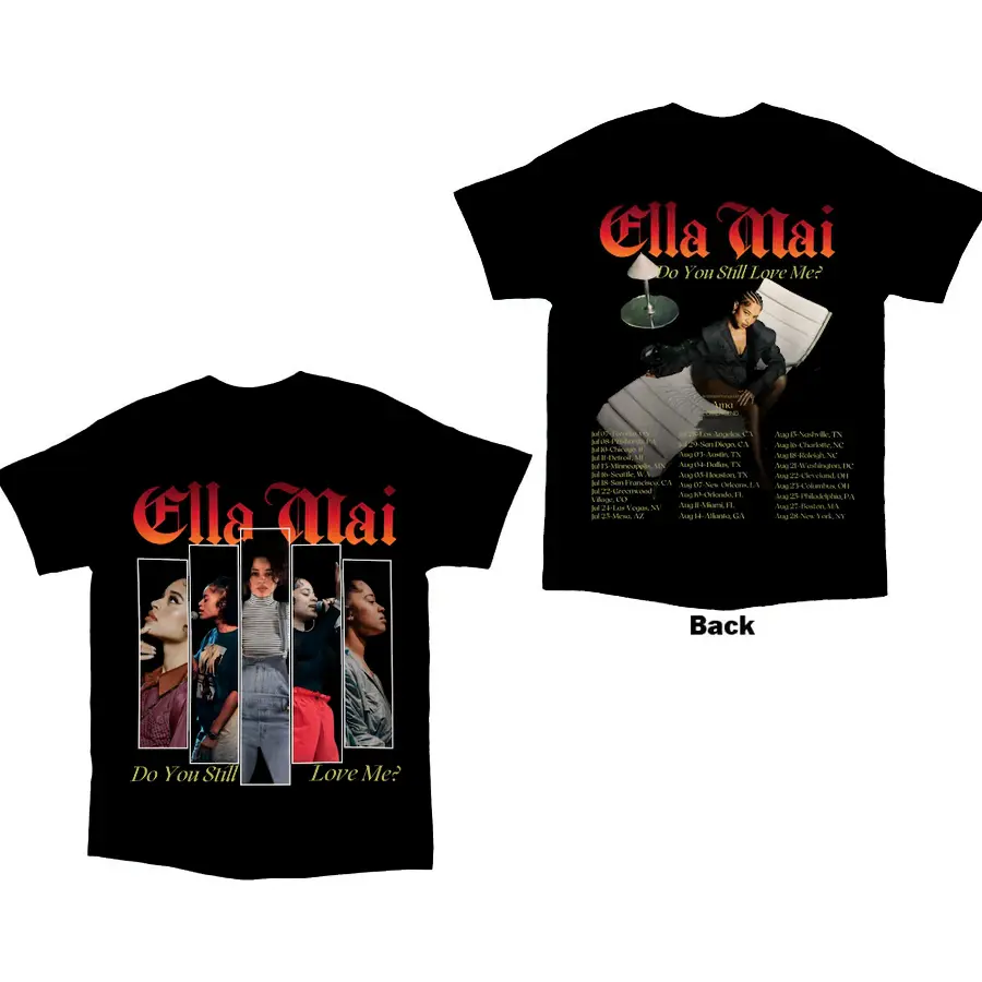Ella Mai 2026 Concert Shirt There Goes My Heart Song Bootleg Style Graphic Tee XY290504