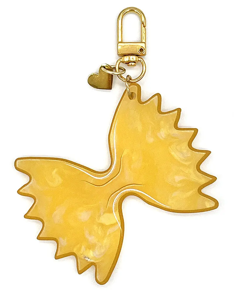 Farfalle Pasta Charm Keychain