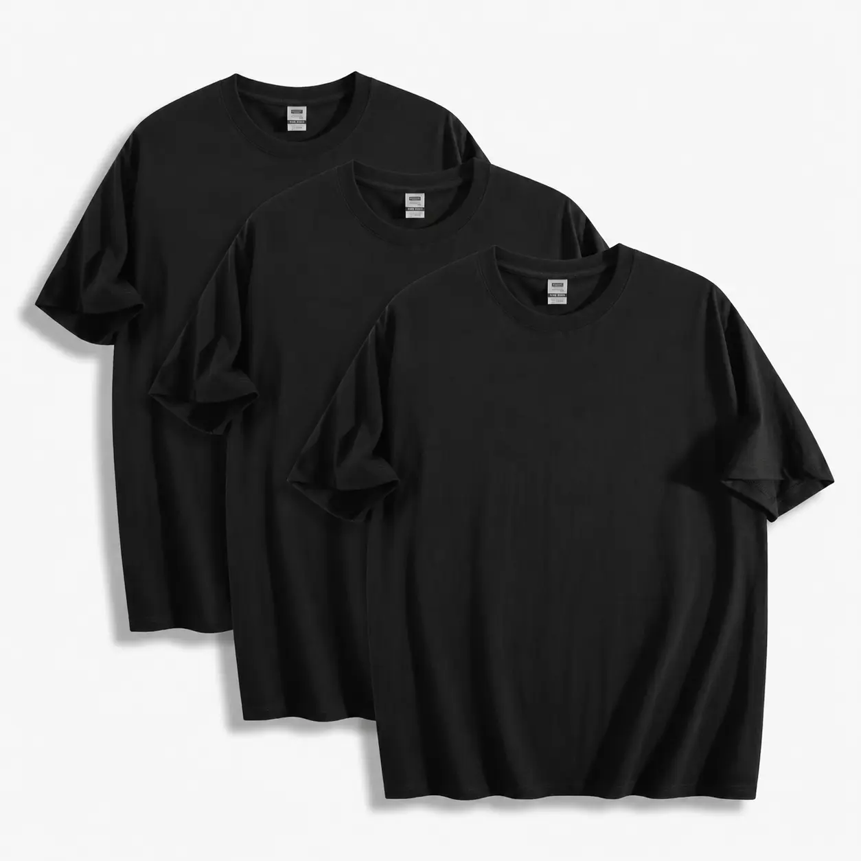 Men's 3-Pack T-Shirt Set, 180G Midweight 100% Cotton Simple Crew Neck Tops, Breathable Regular Fit Solid Menswear Fabric Casual Tees for Everyday Wear,back to school,back to school shopping, Classic Men's 3-Pack T-Shirt Set, 180G Midweight 100% Cotton Simple Crew Neck Tops, Breathable Regular Fit Solid Menswear Fabric Casual Tees for Everyday Wear,back to school,back to school shopping, Classic
