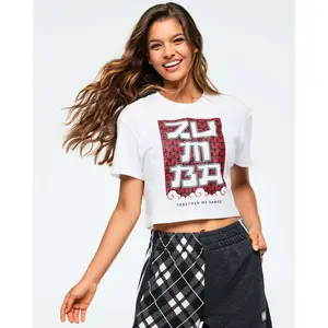 Eastern Flavor Crew Neck Crop Top