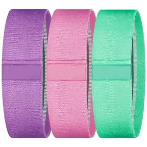 Fabric Resistance Bands Set – 3 Non-Slip Booty Bands for Glutes, Legs & Thighs | Home & Gym Workouts
