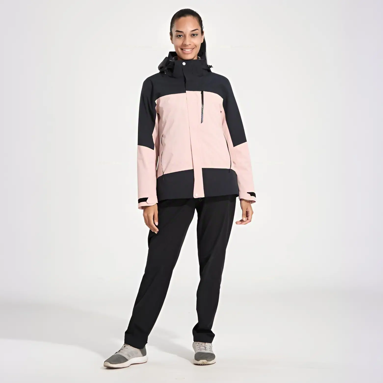 KINO Women's Vesta 3-in-1 Tech Jacket Breathable Thermal Coats Customized Duck Fabric Fit Lightweight Nylon Outdoor Pocket Polyester Waterproof & Breathable 8K/5K Dynamic T800 Tech Fabric Expedition-Grade Design