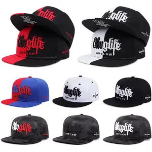 2026 New LIFE Letter Embroidery Baseball Cap Men's & Women's Adjustable Button American Casual Hat Hard Top Retro Satin Cap for Adults