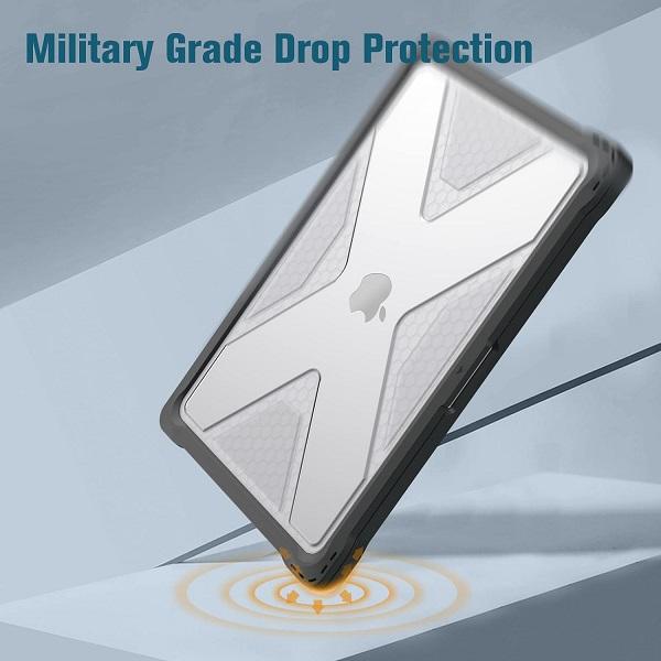 Fintie Heavy-Duty Case for MacBook Pro 14 (M5/M4/M3/M2/M1 Chip, Model A3434/A3401/A3185/A3112), Durable Laptop Cover with TPU Bumper & Vented Bottom