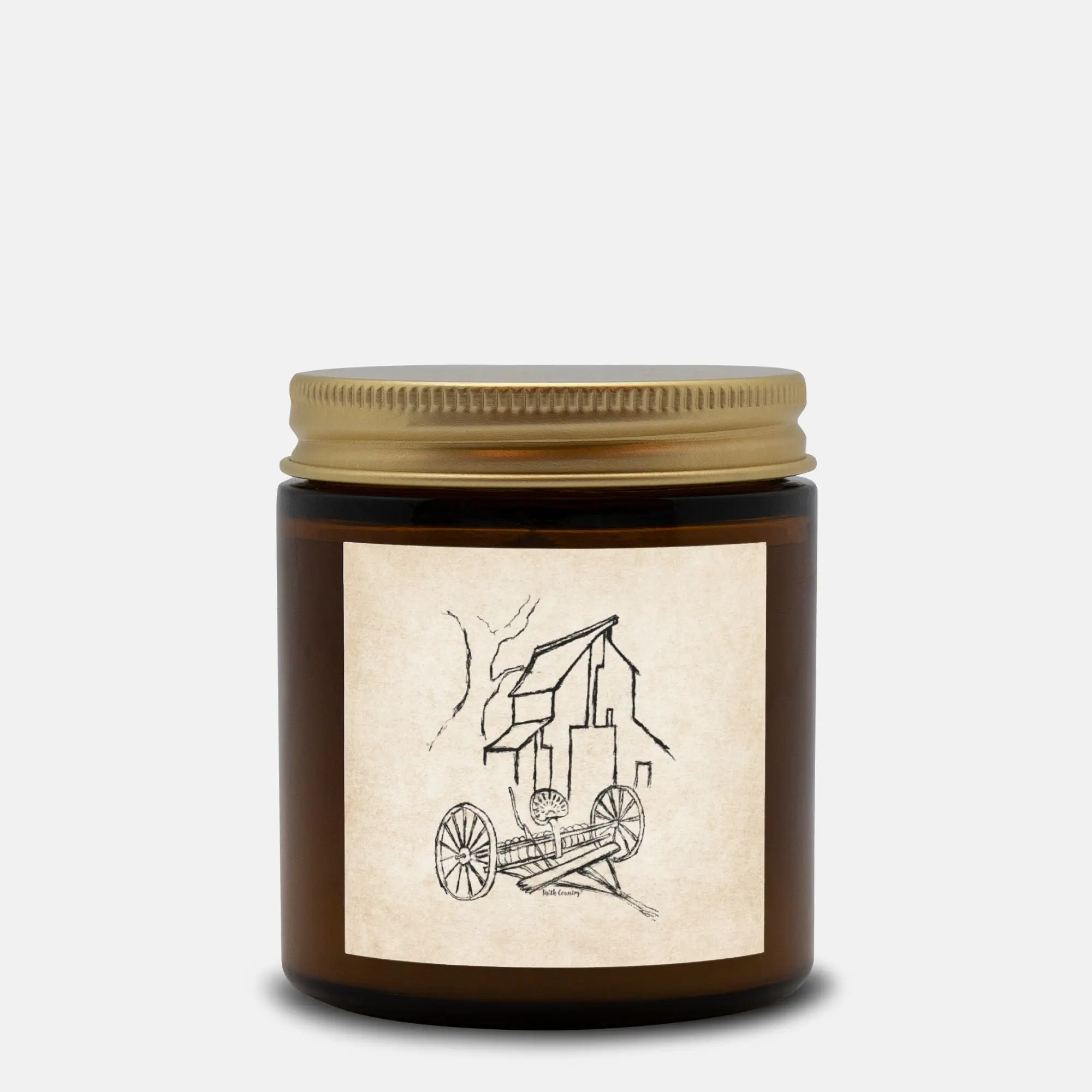 Homestead Barn Vintage Country Hand-Poured Candle | American Heritage Collection | Coconut Soy Wax 4oz