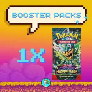 1x Scarlet & Violet - Twilight Masquerade Booster Packs Pokemon