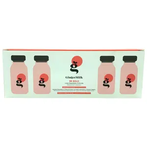 GINGERMILK BE BOLD REPAIRING HAIR AMPOULES WITH HYALURONIC ACID (PACK OF 6 X 0.5 FL OZ)