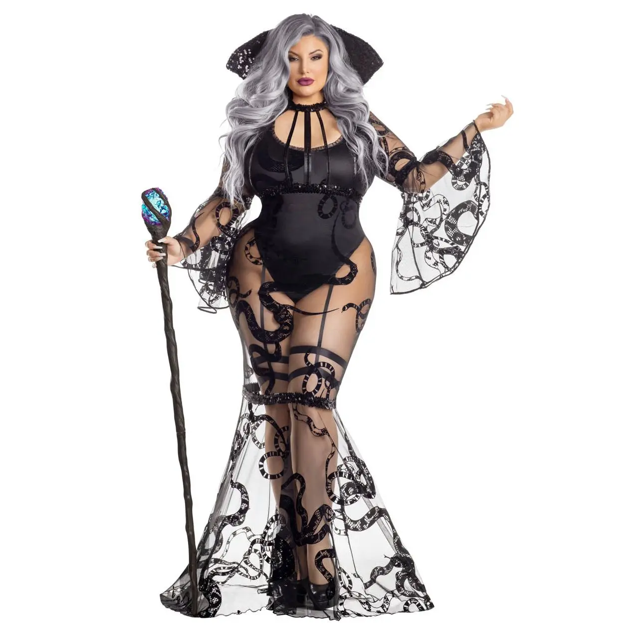 Plus Size Viper Sorceress Costume