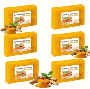 Lemon Turmeric Kojic Soap Fragrance, Honey Glow Lemon Turmeric Soap for Face and Body (2)