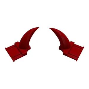 Devil horn Hard Hat Tabs- Workwear - hardhat accessories