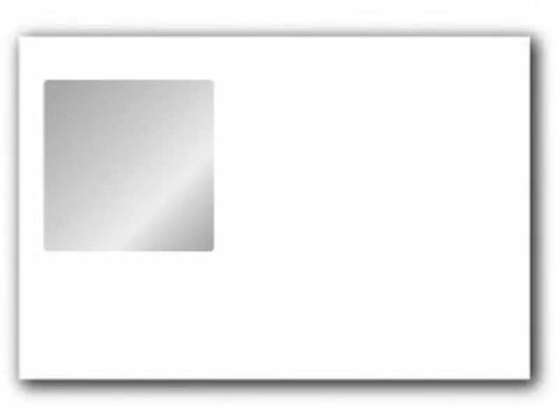212 MAIN RS 8001 Foldable Adhesive Dry Gum Window Envelope - White, 6x9 in Standard Size, 500 Count for Office Postal Supplies