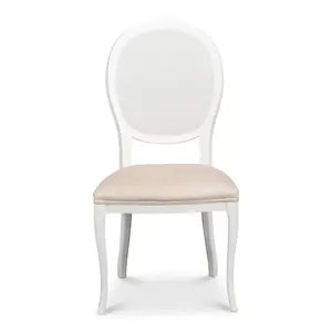 Selene Cane Dining Chair Ivory (Set of 2)
