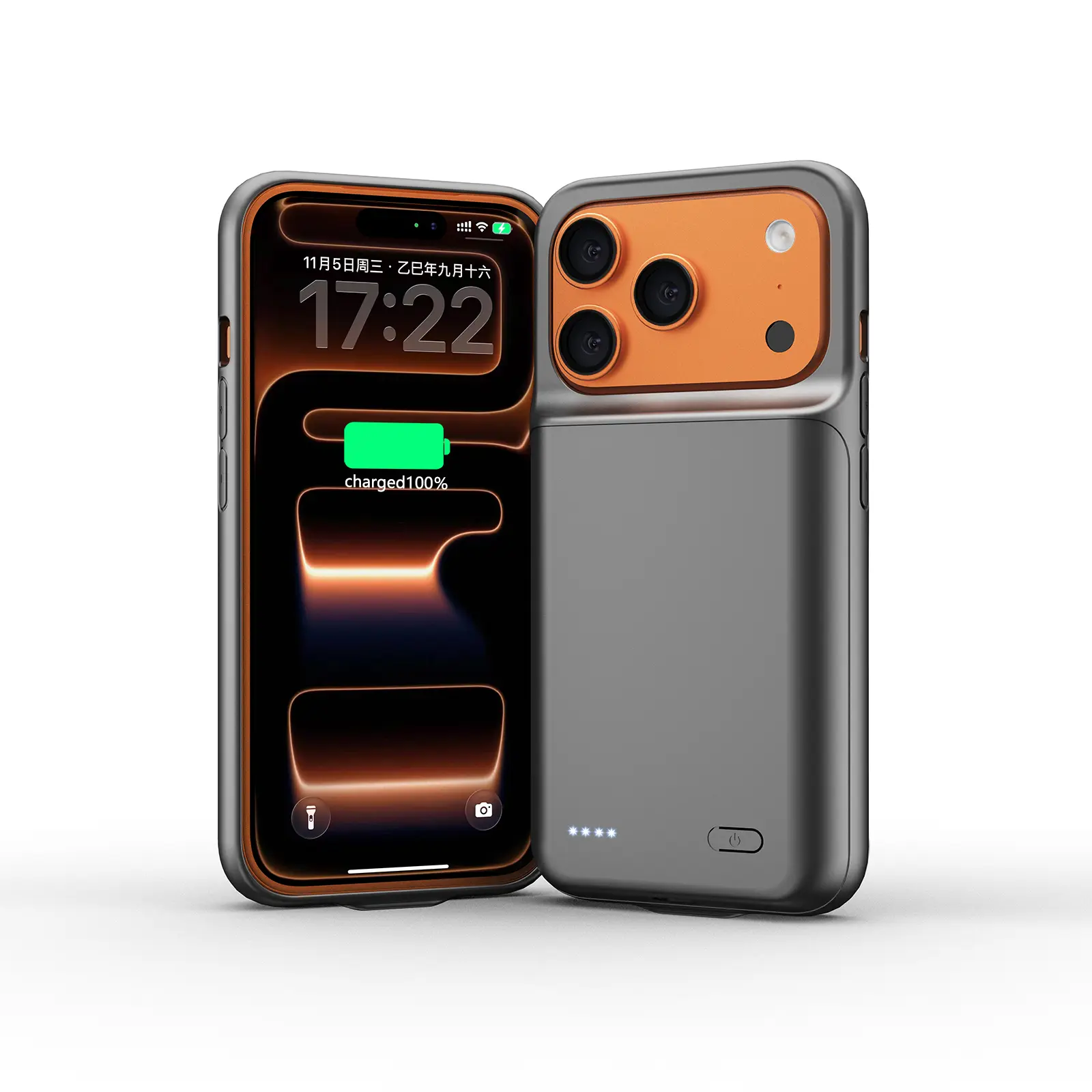 iPhone 17 Series Battery Case, Mobile Power Battery, 7000mah Usbc Power Bank, Type-C Input & Output Ports, Durable Design for Daily Use, Rechargeable Battery Pack