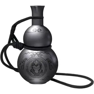 Gourd water bottle retro style gourd sports water bottle 316 stainless steel winter thermos cup 500ml travel water bottle for outdoor and indoor