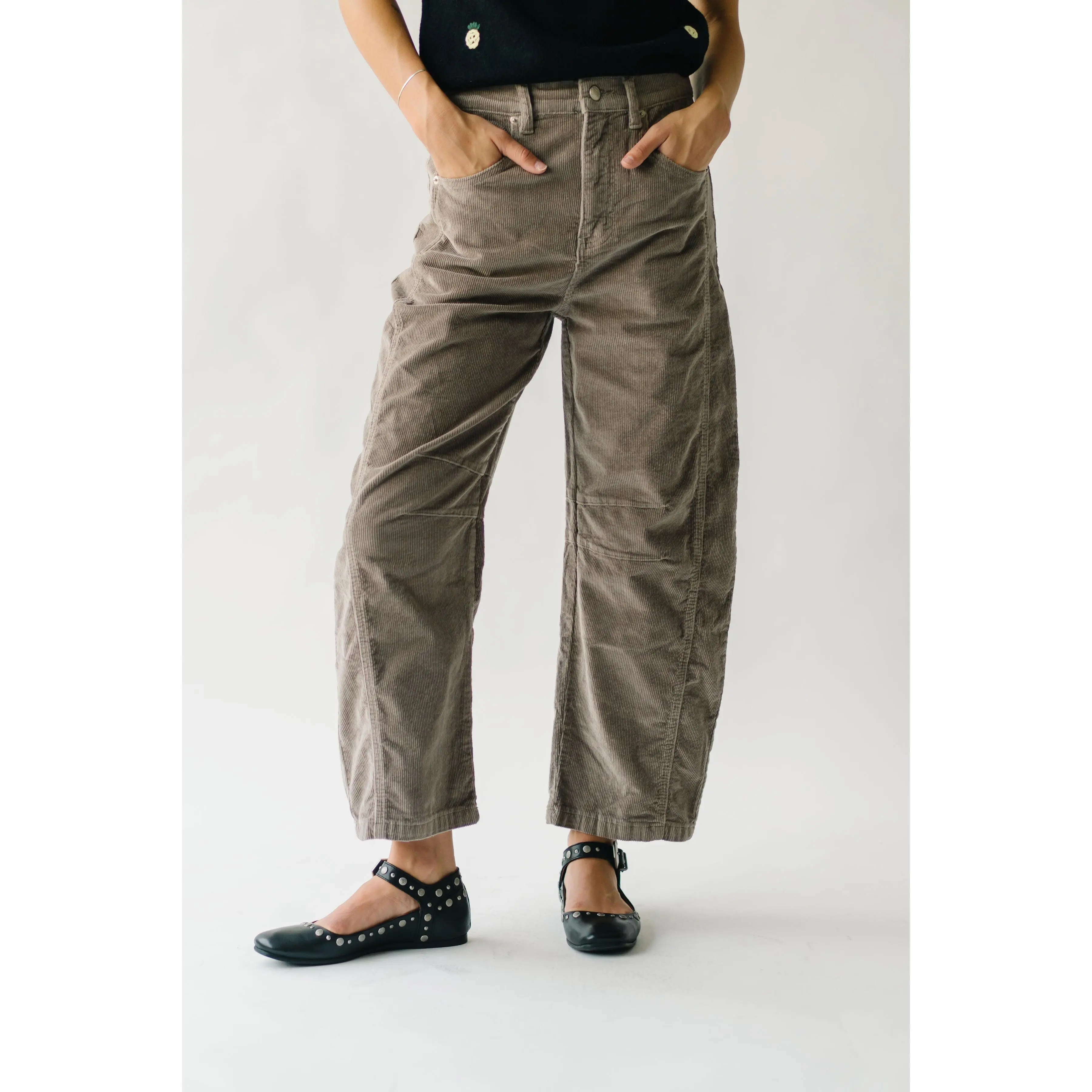 The Kerzman Relaxed Corduroy Pant in Taupe