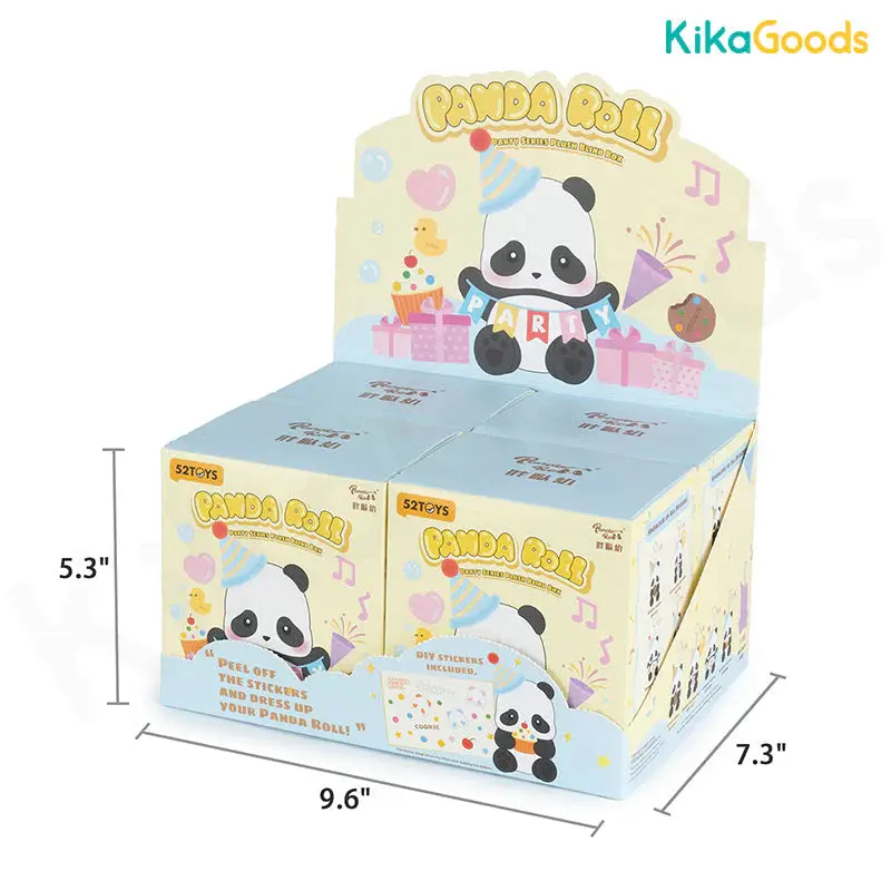 52Toys Panda Roll Party Series Plush Blind Box Full Box