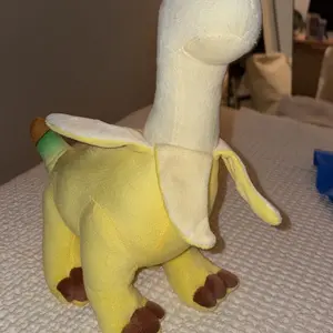 Cute Banana Brontosaurus Design Plush Toy, Soft Stuffed Animal Plushie, Cartoon Banana Soft Dragon Doll, Home Decoration Gift #GLOBAL PICKS