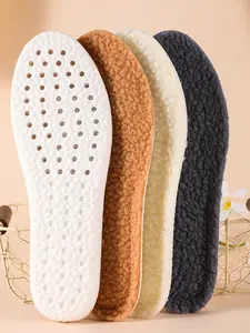 Men's Soft and Comfortable Insoles Size 45-48, Plush Winter Footbeds for All Seasons, Warm and Cushioned Sports Insoles