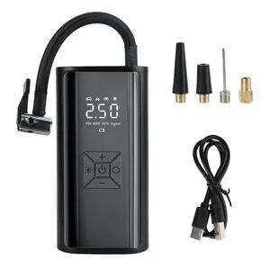 Portable Car Air Pump, 150PSI 120W Car Tire Pressure Gauge with LED Light & LCD Display, Wireless Tire Inflator, Digital Air Compressor