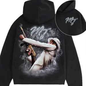 M.Jackson Unisex Graphic T-Shirt Sweatshirt Hoodie, Casual Tee & Pullover Hooded Sweatshirt, Streetwear for Men & Women