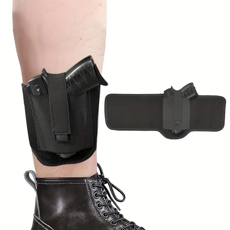 Ankle Holster Concealed Carry Designed for 380 and 9mm Guns Comfortable Fit Neoprene Ankle Holster with Padding Adjustable Secure Leg Holster Suitable for Pistols and Revolvers Unisex Suitable for Hunting, Fishing, Daily Carry - Compatible with All Shoes