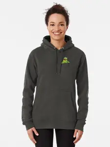 Kermit The Frog in Pocket  Pullover Hoodie