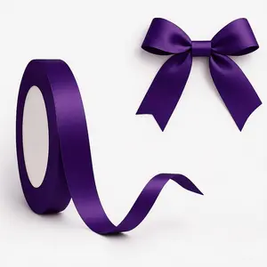 Deep Satin Ribbon, Soft 0.39 Inch Wide, Perfect for Gift Wrapping, Crafts, Hair Accessories, Balloons, Weddings, Birthdays, DIY Sewing