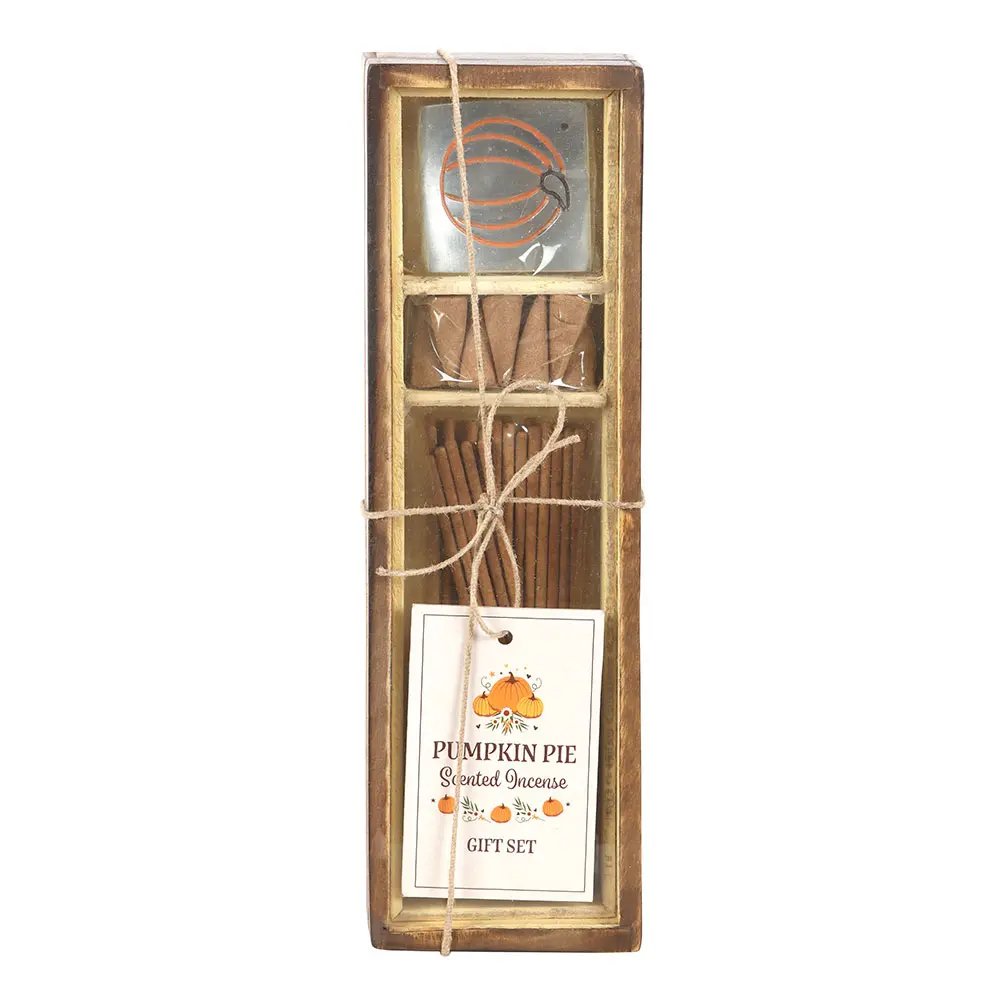 Pumpkin Pie Incense Stick Gift Set - Cozy Fall & Autumn Home Fragrance