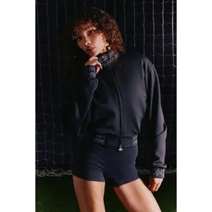 Umbro Mock Neck Scuba Zip Up Jacket - Black 0