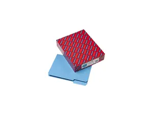 Smead 10239 Interior File Folders, 1/3 Cut Top Tab, Letter, Blue, 100/Box