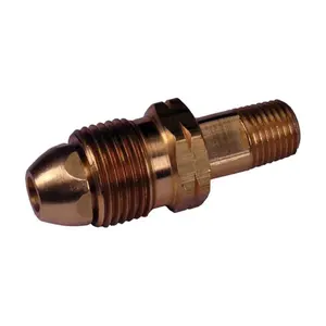 US Hardware G-110C LP Gas Spud & Nut, Gas Connection, Gas Fitting, Lp Gas Fit