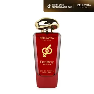 BellaVita Luxury's Mood Collection Fantasy for Her | Luxury Eau De Parfum for Women | Pink Pepper, Jasmine, Patchouli | Premium Long-Lasting Fragrance | Super Brand Day Exclusive