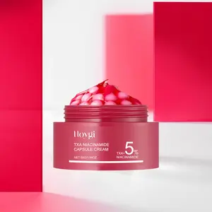 Niacinamide Moisturizing Capsule Cream, Gentle Skincare Locks in Hydration, Quick Absorbing Nutrient-Rich Face Moisturizer