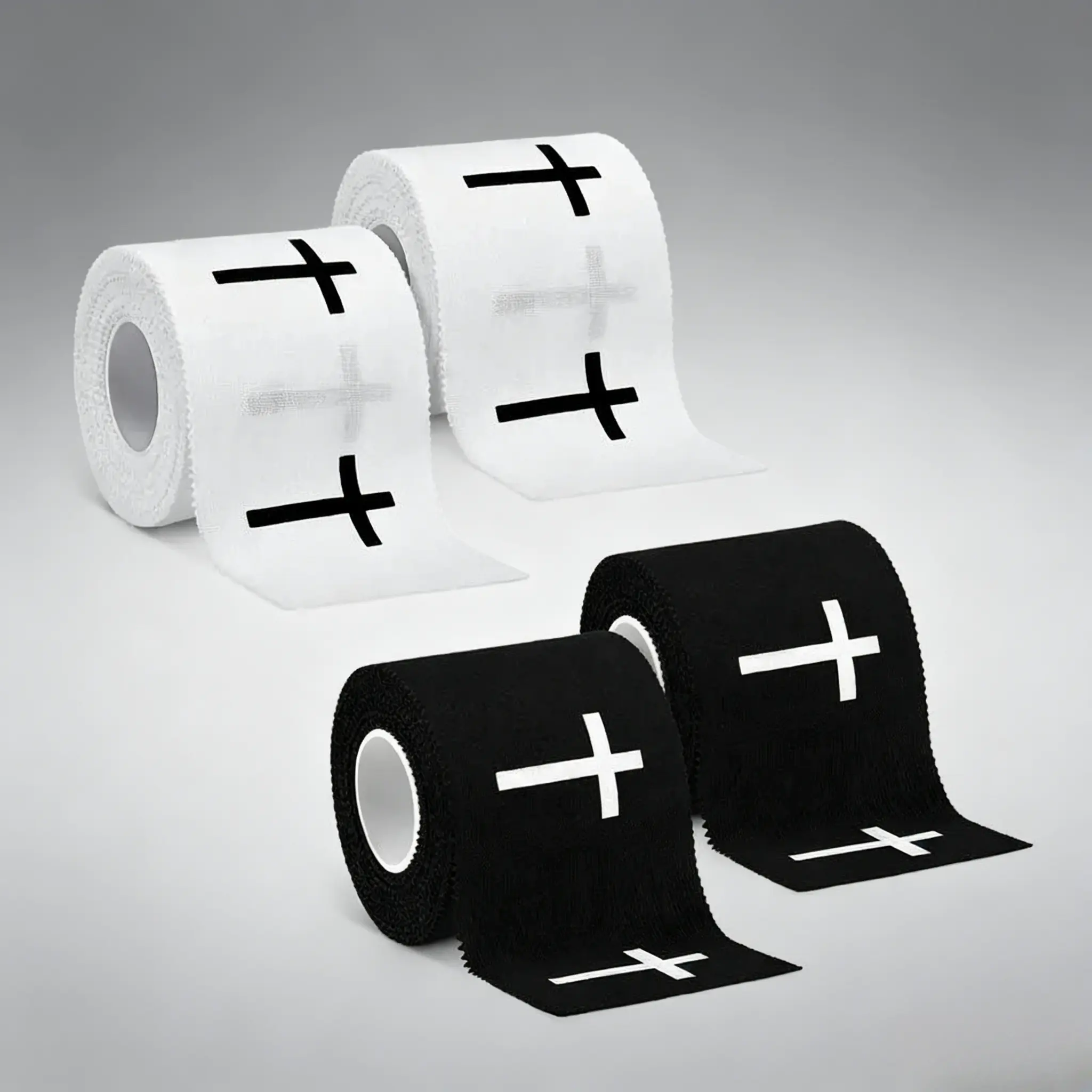 Christian Cross Cotton Athletic Tape – 2x23 ft Roll Sports Wrap with Jesus Design, Durable Wrist Support for Workout, Gym, Football & Fitness, Ideal Inspirational Gift