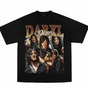 Daryl Dixon The Walking Dead Vintage T-Shirt, Gift For Women and Man Unisex T-Shirt Crew Neck