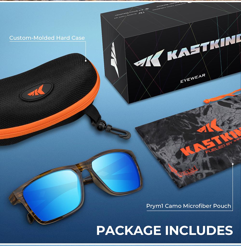 KastKing FlatRock Polarized Sports Sunglasses for Men, Women Sun Glasses Fishing Cycling Running with UV Protection