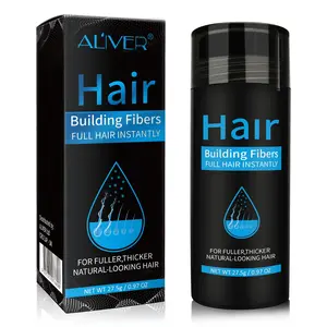 Aliver Hair Powder, Fiber for Sparse Hair, Deep, Natural Formula, Lightweight Hair Powder, 15 Seconds for Fuller Hair, Covers Baldness, Looks Younger