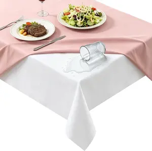 Heavy-Duty Vinyl Table Protector Pad with Flannel Backing, Waterproof Heat Resistant Non-Slip Cut-to-Fit Rectangular Pad for Dining Room Tables, 72 x 54 Inch, Use Under Tablecloth