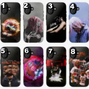 8 Styles S0.F@yg0 Rapper Phonecase, S0.F@yg0 Album Collection Phonecase, Compatible with iPhone 17 16 15 14 13 12 11 X XR & Samsung S22 S23 S24 S25, Gift for Fans, Trending 2026 D