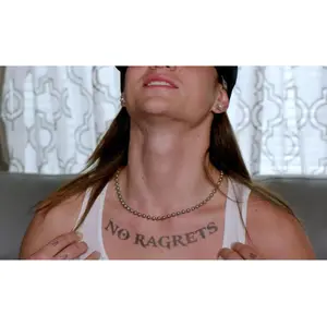 No Ragrets Tattoo | 2 Week Temporary Tattoo | Parody Tattoo | Vegan Tattoo | Funny Tattoo | Joke Tattoo| Festival Tattoo | Funny Tattoo | No Regrets Tattoo |Movie Tattoo Art