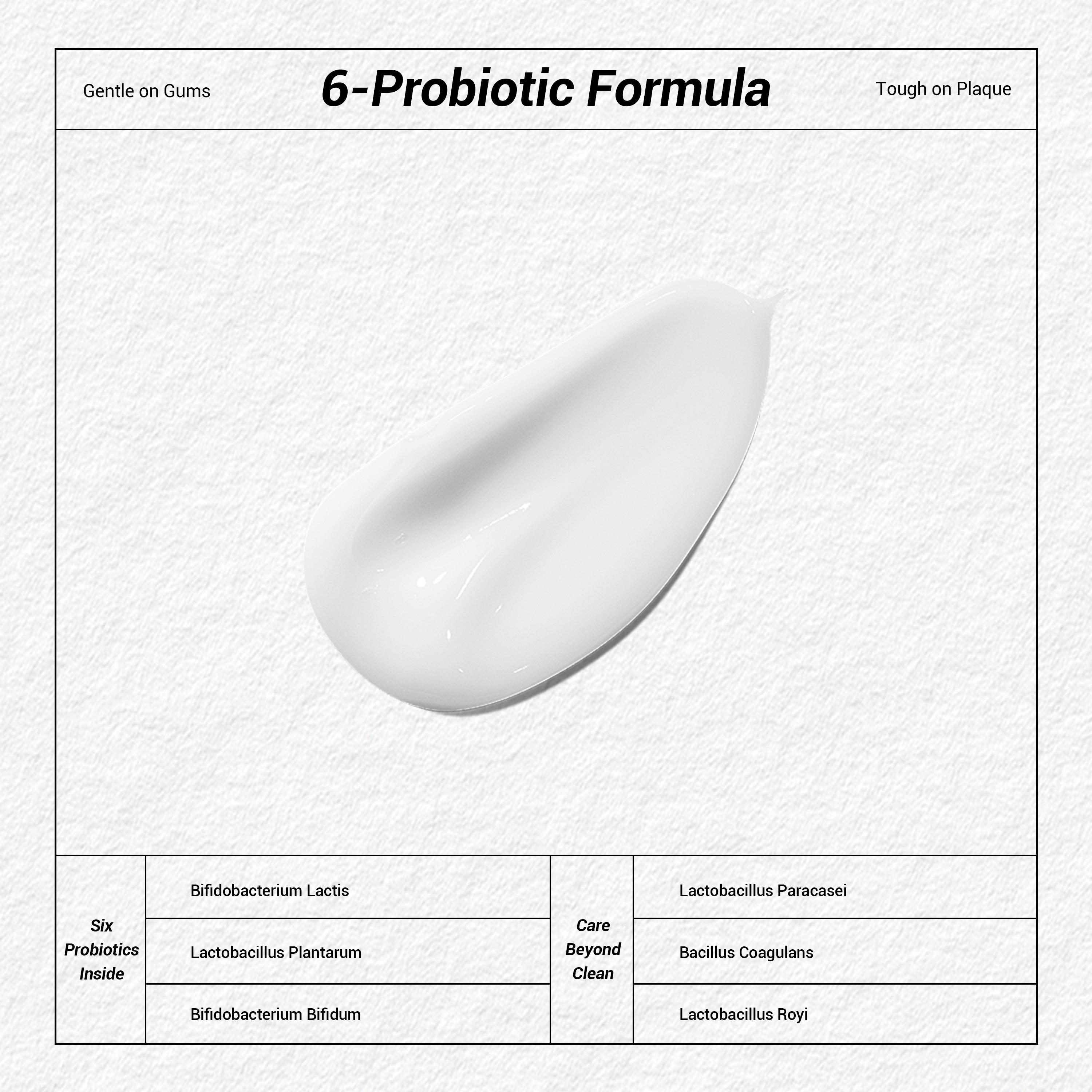 MSDRWIKEY SP-6 Probiotics Brightening Toothpaste - Advanced Oral Care for Long Lasting Fresh Breath - 4.59oz