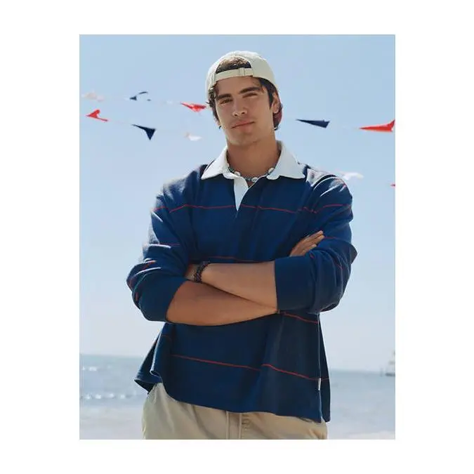 AE Boxy Fit Rugby Shirt