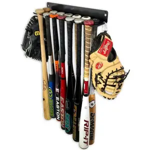 Dugout Heavy-Duty Baseball Rack| Holds 14 Bats